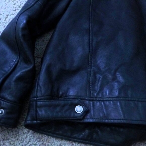 CAMBRIDGE Black Leather Jacket - Picture 10 of 10